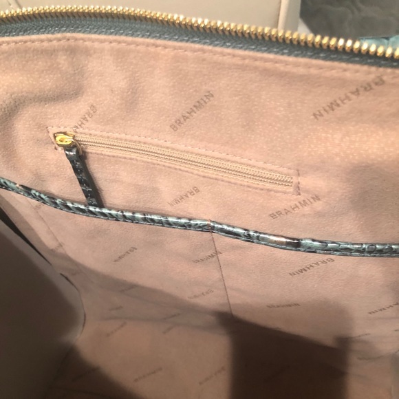 BRAHMIN MEDIUM CAMILA OBSIDIAN MELBOURNE TOTE NWOT - Picture 7 of 8